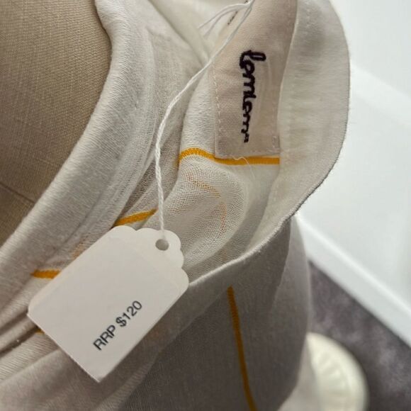 NWT Lemlem Kiki Pleated Sarong Skirt in Sun - Picture 4 of 4